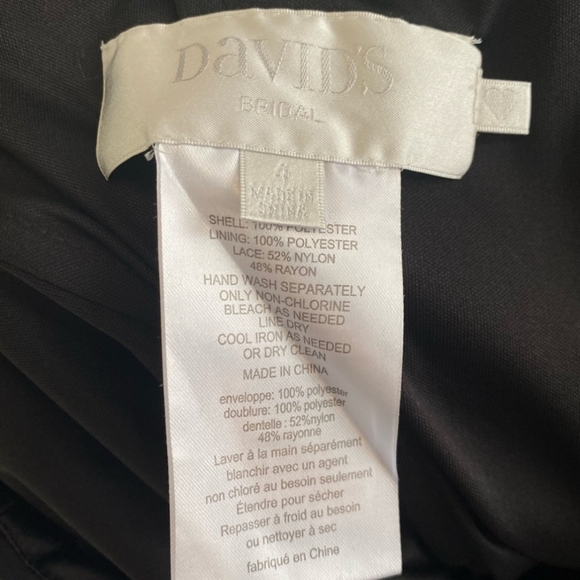 Black one shoulder mesh dress - Picture 2 of 7